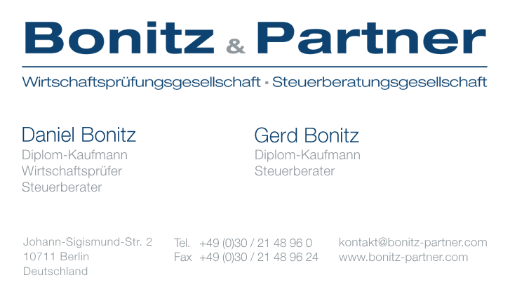 Bonitz & Partner - Webvisitenkarte